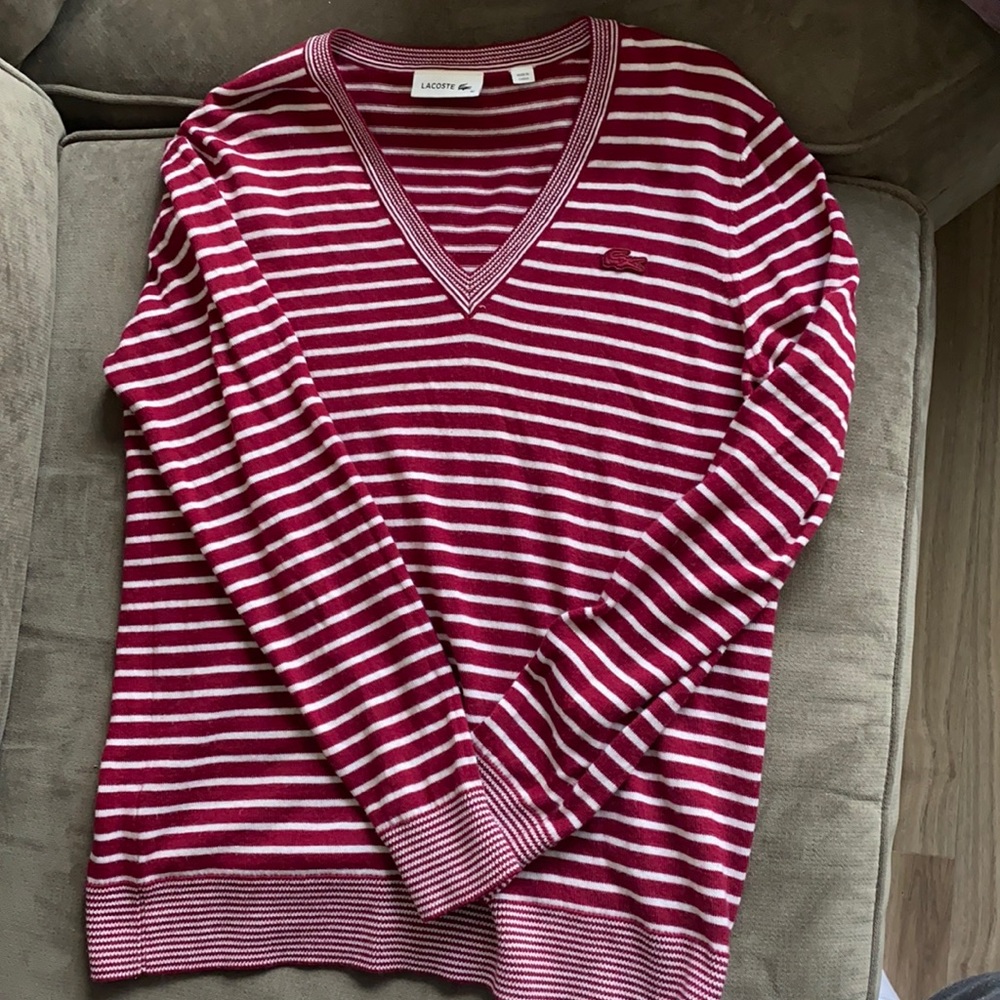 Lacoste V-Neck Sweater